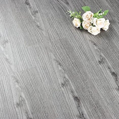 Self-Adhesive PVC Floor Tiles Wood Coating Vinyl Laminated Blades for Wall Furniture 90 x 15 cm (1/5)
