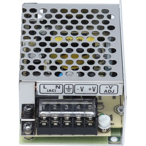 Alimentation LED 100-240 V CA 25 W, boîtier en alliage d'aluminium, MS-25-24 (1/5)