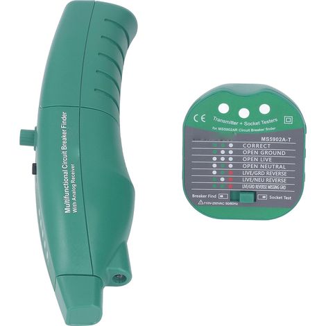 Détecteur de fusibles et disjoncteurs automatiques pour prises électriques et interrupteurs pneumatiques MS5902A (1/5)