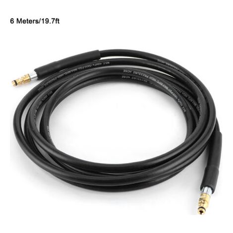 Tuyau de nettoyage de voiture de tuyau de nettoyage d'eau de laveuse à haute pression adapté pour Karcher K2 K3 K4 K56m/19.69ft (1/5)