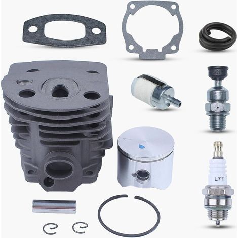Ensemble cylindre, bloc-cylindres, chemise de cylindre et kit piston pour tronçonneuse Husqvarna 50, 51 et 55 - Pièces de rechange pour la révision des moteurs Husqvarna Classic (1/3)
