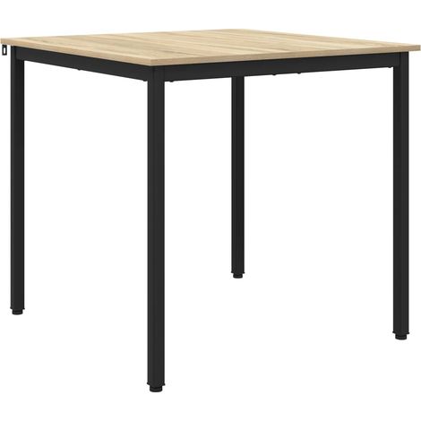 Esstische 80 x 80 x 75 cm Holzwerkstoff Sonoma-Eiche vidaXL (1/5)