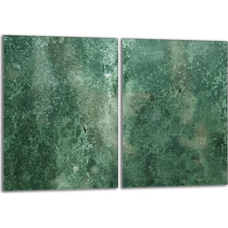 Piastra protettiva in vetro per stufa 2x40x52 Turchese (1/5)