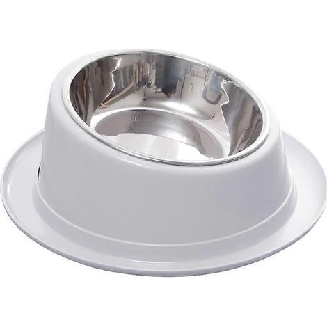 Gamelles surélevées pour chiens et chats, distributeur d'eau et de nourriture anti-stress pour animaux de compagnie avec base anti-vomissements (1/5)