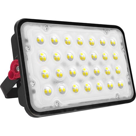 Projecteur extérieur LED 50W, 5000LM Spot LED Extérieur IP66 étanche projecteur led extérieur Projecteur blanc froid 6500K, Eclairage Exterieur Projecteur LED pour jardin cour Garage