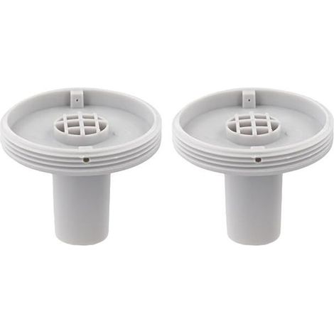Lot de 2 connecteurs crépine filtre piscine, adaptateur 3,175 cm (1-1/4 pouce), connecteur grille plastique entretien pompe (1/4)