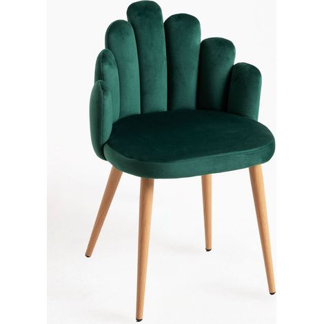Sillas Comedor - Silla Hand Terciopelo - Verde
