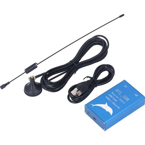 Récepteur tuner USB RTL SDR HF UHF VHF 100 kHz - 1,7 GHz avec chipset RTL2832U R820T2 pour radio (1/5)