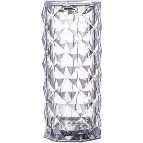 Crystal table lamp, rechargeable touch-controlled lamp with 16 colors, night light for bedroom (1/4)