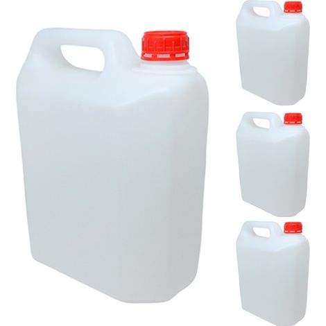 Lot de 4 Réservoir d' eau 10 litres pour condensateur. Utile pour la climatisation, Bidon d'eau potable sans BPA