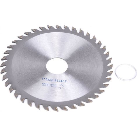 Carbide Saw Blade Woodworking Circular Cutting Discs for Table Saw Angle Grinder 115 x 22.23 x 40T