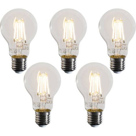 5er-Set E27 Dimmbare LED-Glühbirnen A60 Klar 4W 470 lm 2700K