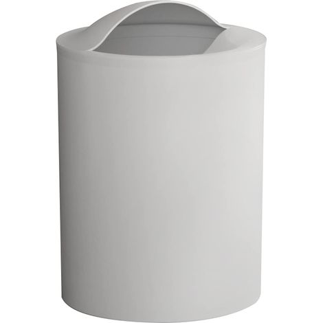 GEDY G-Eye Gettacarta Bianco, Misure e Peso Cestino Bagno: 26,5X19X19 CM & 0,25 kg, Realizzato in Resine Termoplastiche, Pattumiera Bagno Design R&S Gedy 100% Made in Italy, 2 Anni di Garanzia (1/4)
