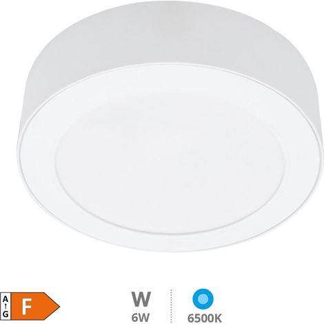 Bogur 6W 6500K Weiß Rundes LED-Oberflächen-Downlight