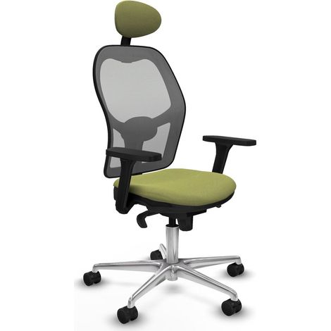 Sedia Ufficio con Poggiatesta Piqueras y Crespo 3D086N1 Verde (1/5)