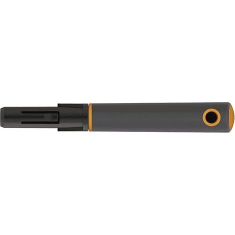 Fiskars – Manche d'outils de jardin 24 cm – Aluminium avec poignée souple – Conçu pour petits outils – Prise en main confortable