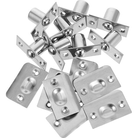 Ensemble de 8 verrous à bille en acier inoxydable pour portes avec ser (1/5)