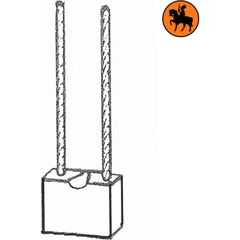 Ensemble de 4 balais de charbon SAXBY 26003070 7x18x14mm