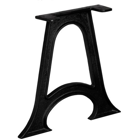 Maison Exclusive - Gambe per Tavolino da Caffè 2 pz Base ad Arco Forma di A Ghisa