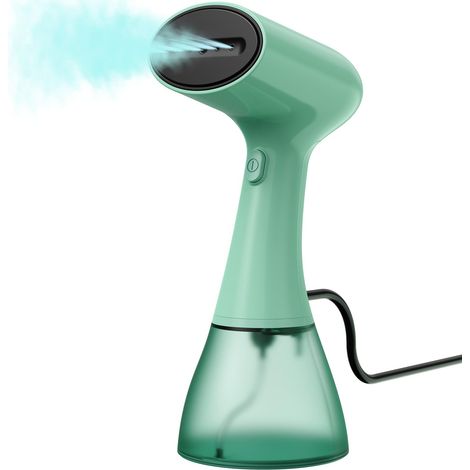 Défroisseur vapeur de voyage, 1800 W, 400 ml, fer à vapeur portable, 30 g/min, chauffage rapide en 20 secondes, vapeur à main pour vêtements, brosse vapeur légère pour la maison (1/5)