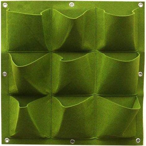 Filiyano – sac de culture pour – Jardinière verticale à plusieurs poches pour mur végétal, sac de culture pour plantes d'intérieur/extérieur, pot de (1/5)
