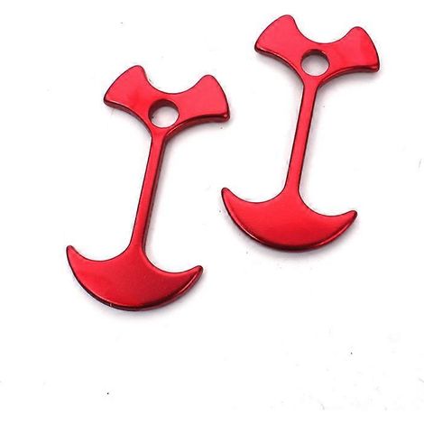 Tente extérieure à tréteaux en arêtes de poisson avec boucle en aluminium coupe-vent et boulon d'ancrage pour le camping (1/5)