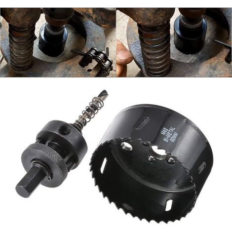 92mm HSS High Speed Hole Saw for Wood, Plastic, Drywall, Fiberboard, Thin Metal (1/5)