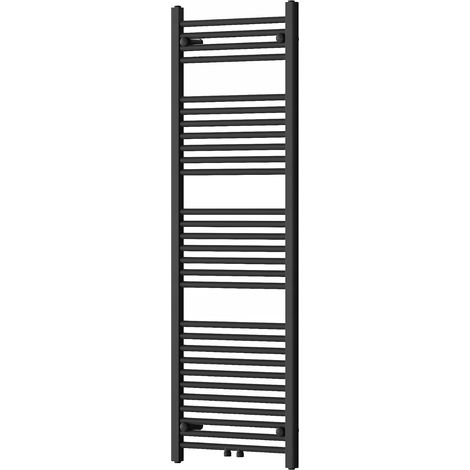 Radiador secatoallas eléctrico 629W 150x50x3cm, Negro (1/4)