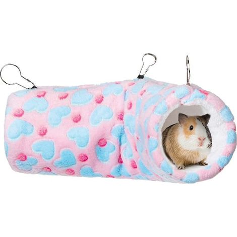 Tunnel suspendu pour petits animaux, jouets suspendus pour hamsters, hamac pour planeur de sucre, accessoires de cage, litière pour chinchillas