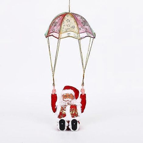 Échelle électrique de Noël avec le Père Noël, décoration de sapin de Noël pour intérieur/extérieur, cadeau de Noël pour enfants, style E (1/5)