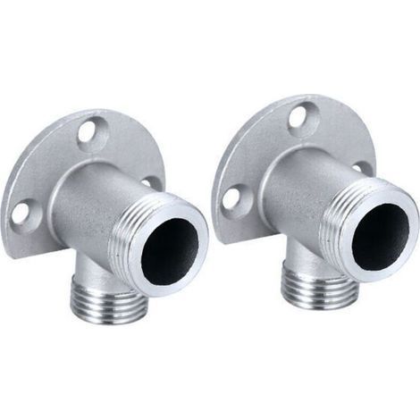 Kit d'installation pour robinetterie apparente et système de douche extérieure – Conversion d'une installation encastrée en installation en saillie – Mitigeur thermostatique (1/4)