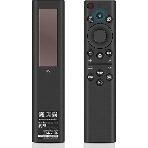 Télécommande vocale solaire universelle pour Smart TV Samsung – 4 touches de raccourci – Charge USB Type-C – Compatible séries 6, 7, 8 - BN59-01385A (1/5)
