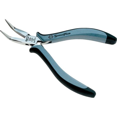CK Pinza a becco angolato di precisione T3769D nera 145 mm