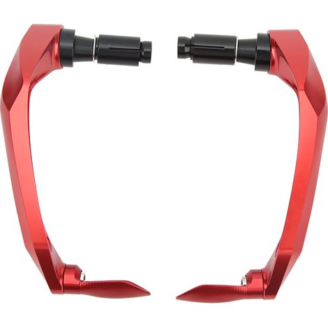 Protège-leviers de moto CNC en alliage d'aluminium universel pour guidon, embouts de cintre, protection d'embrayage et frein, compatible VTT et quad. (1/5)