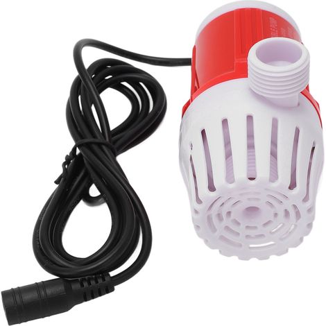 Pompe de circulation submersible 1200L/h 20W DC12V pour bassin et aquarium (1/5)