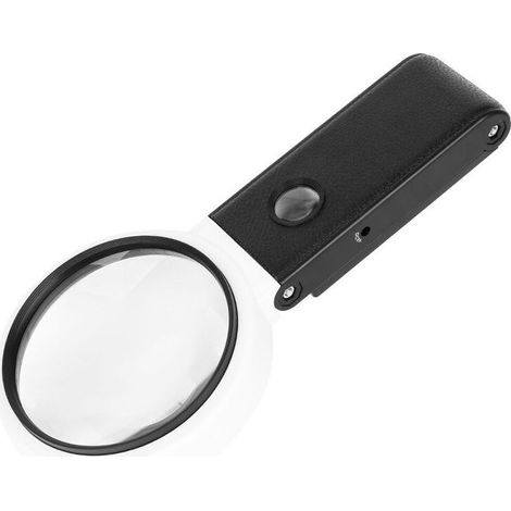 Loupe Eclairante, Lampe Loupe à intensité Variable, Lampe Loupe sur Pied avec Support Pliable (1/5)