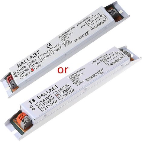 Ballast électronique haute efficacité T8 36W pour 1 lampe fluorescente (1/5)