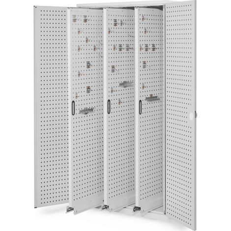 Kappes ®RasterPlan Vertikalschränke 1950x1000x600mm Modell 85 Lochplattentüren lichtgrau
