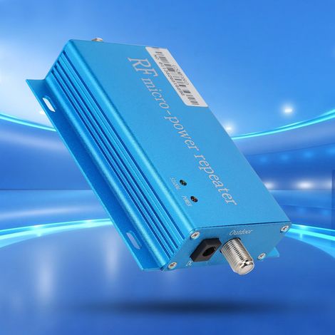 Amplificateur de Signal GSM MINIGSM980 avec Antenne Intégrée et Câble d'Alimentation 10m (Prise UE 100-240V)