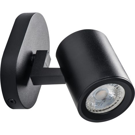 Applique Kanlux Laurin 29121 nera alluminio GU10 35W