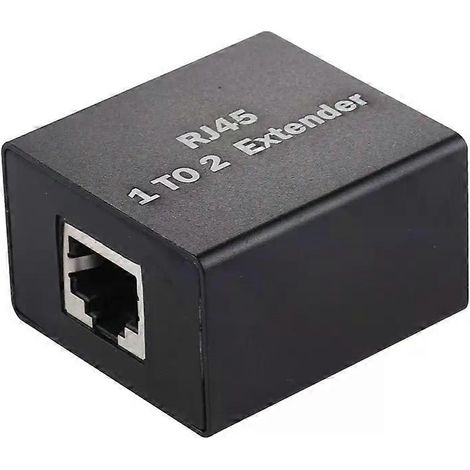Répartiteur RJ45 1 vers 2, tête d'extension en alliage d'aluminium (1/5)