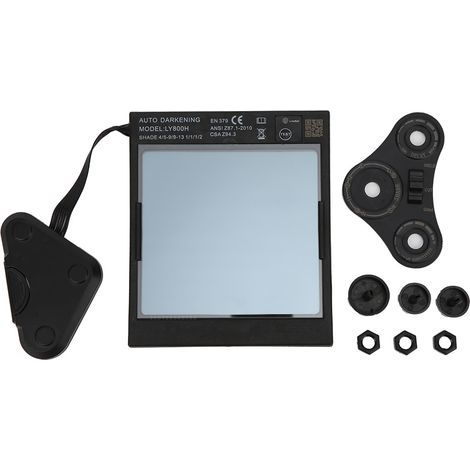 Masque de Soudure à Filtre Auto-obscurcissant avec Lentille Solaire - Équipement de Protection pour Soudeur (1/5)