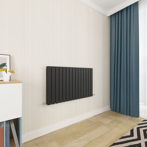 Acezanble Black Flat Panel Radiator 600 x 1020mm Double Panel (1/5)