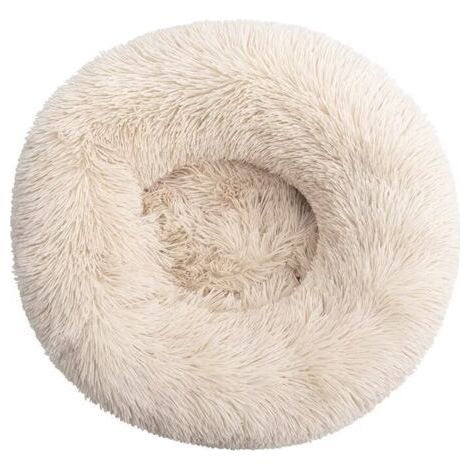 Lit pour Chat, Coussin Moelleux, Doux Lavable pour Chats Chiens (Marron Clair, 70 cm), Ensoleillé (1/5)