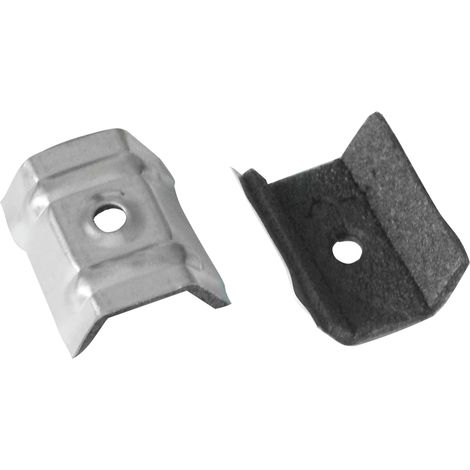 CAPPELLOTTO PER LAMIERA COIBENTATA (cf. 100 pz.)  mm. 50x25x12 zincato