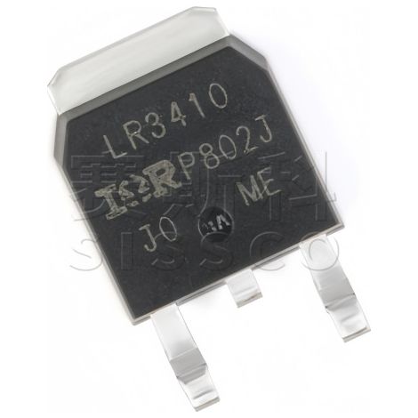 Supply of 5 IRLR3410TRPBF field-effect transistors, TO-252N package, 100V/17A channel, surface mount. Assembly and shipping of 5 units.