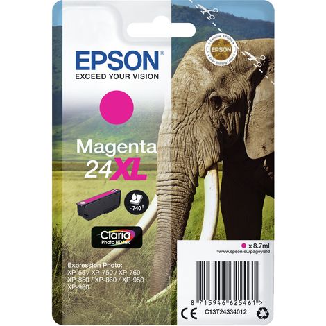 Epson Elephant C13T24334022 cartouche d'encre 1 pièce(s) Original Magenta (1/3)