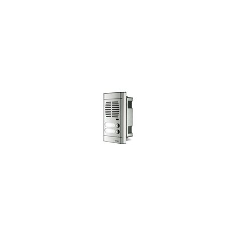 VIMAR - 891D Placa de audio empotrada con 2 botones, gris claro