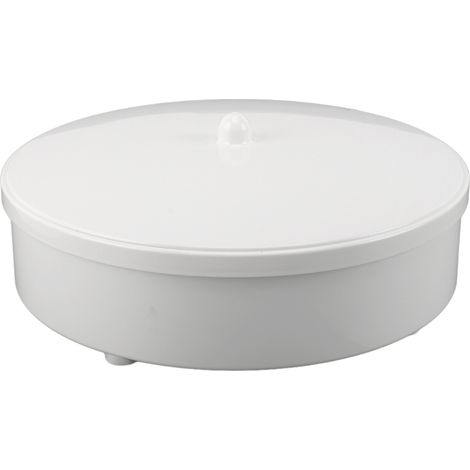 Plateau de rangement rotatif avec couvercle, organisateur rotatif à 360 degrés, plateau de rangement pour parfums, boîte de rangement pour épices et maquillage de bureau (1/5)