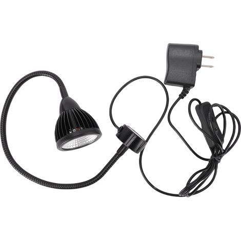 Lampe de travail LED 7W Base magnétique Col flexible Lumière blanche 6000K pour atelier établi machine-outil éclairage industriel (1/5)
